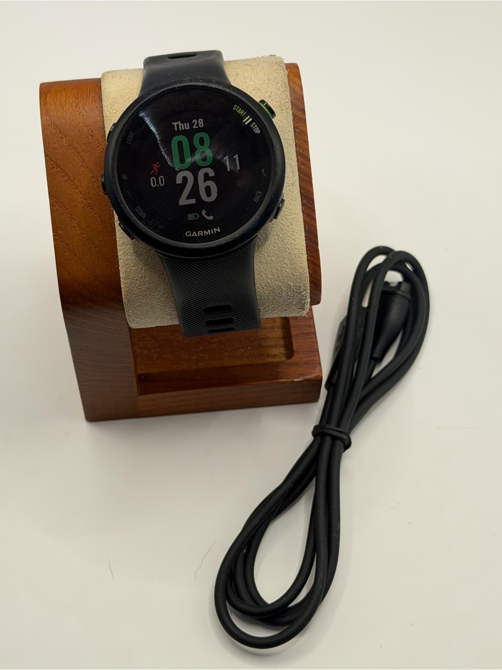 Garmin Forerunner 45, Tested, Black, Charger Included, Fitness Tracker
